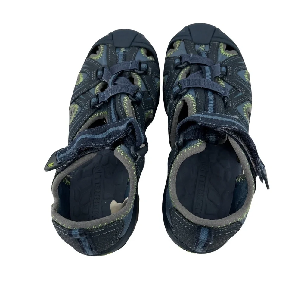 Merrell Blue Green Hydro Hiker Water Sandals Size 1 Boy’s